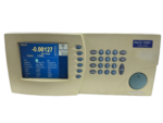 GE Ruska 7250LP low pressure controller active digital display showing bar gauge reading