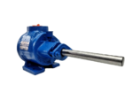 Perspective view of Gorman-Rupp RGS1D69-B rotary gear pump bare shaft and cast iron foot