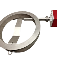 Front view of Heinrichs TSK-S375BN2U5V0-0-S51-0-H industrial flow sensor