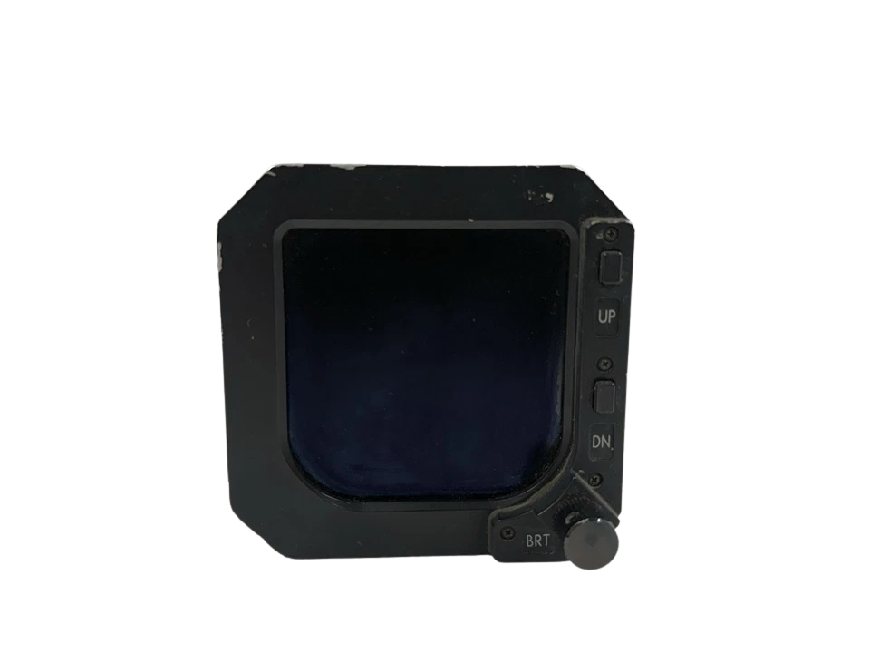Honeywell IVA-81D TCAS Vertical Speed Indicator1 Honeywell IVA-81D TCAS VSI display screen with UP DN range buttons and brightness knob