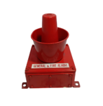 Ibuki Kogyo EA4-7 General and Fire Alarm sounder horn top angled view