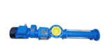 Top view of Iron Pump BN 10-6L showing sealed suction port flange