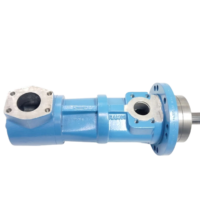 Kral CK118.1126V marine screw pump side profile showing casing and flange ports