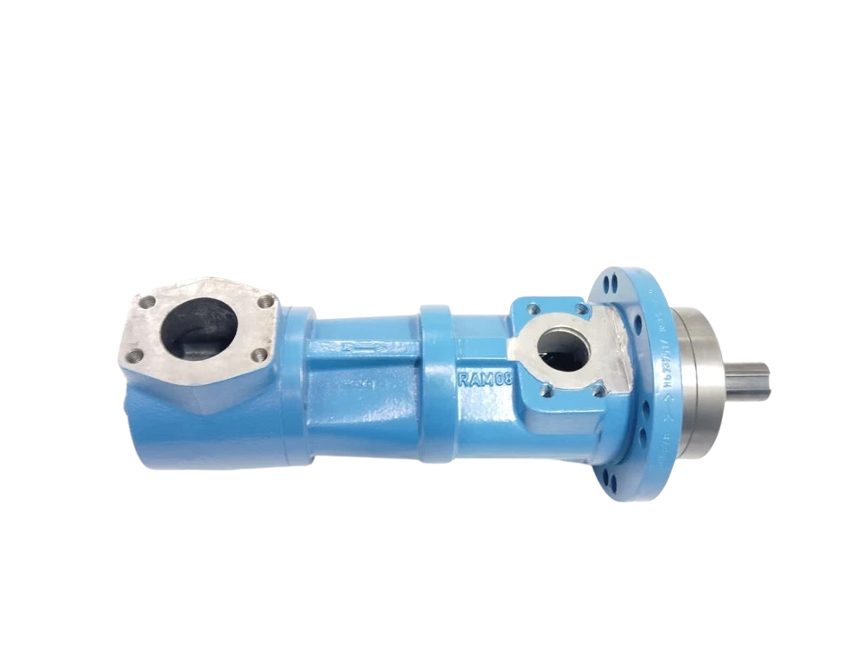 Kral CK118.1126V Screw Pump Kral CK118.1126V marine screw pump side profile showing casing and flange ports