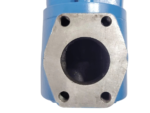 Flanged inlet/outlet port connection of Kral CK118.1126V three-screw pump
