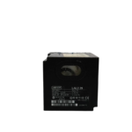 Landis & Gyr LAL2.25 burner controller front view showing label and rating plate