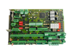 Top view of MAN B&W 3157167-5.1 Master Control Unit PCB showing terminals and components