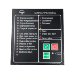 MAN Marine Diesel MMDS-L alarm display panel 51.27720-7008 front membrane face