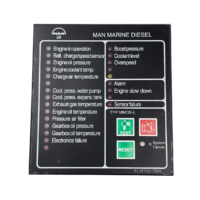 MAN Marine Diesel MMDS-L alarm display panel 51.27720-7008 front membrane face