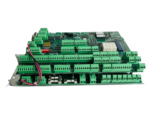 Angled view of Man B&W 1881610-7 MCU Module featuring industrial connectors and electronic components