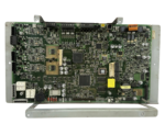 Notifier Honeywell NFS-320E CPU circuit board with terminal blocks and chassis bracket