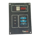 Qualitrol 118P-120-K-0-2 temperature monitor front panel with LED display and control buttons