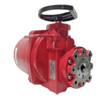 RCEL-100 manual declutch lever handwheel and ISO mounting base assembly