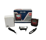 RKI Instruments GX-3R gas detector unboxed with charging accessories and parts