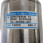 Nameplate label of Remote Ocean Systems Spectator TI NTSC Bipolar MPN 52-26900-A01