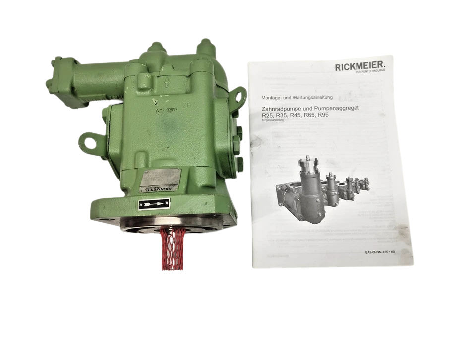Rickmeier R45-80 gear pump2 New Rickmeier R45/80 pump with official technical maintenance manual
