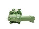 Top view of Rickmeier R45/80 pump casting showing integrated pressure valve