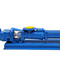 Rear view of Roodhart BPI-10DNL1 positive displacement single screw pump assembly