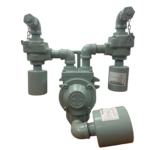 Samgong SAM-5.5 PE-600DR pneumatic air motor with valves and silencer mufflers