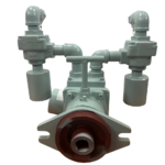 Drive shaft and mounting flange face of Samgong SAM-5.5 PE-600DR pneumatic air motor