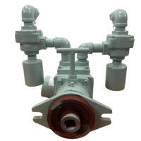 Drive shaft and mounting flange face of Samgong SAM-5.5 PE-600DR pneumatic air motor