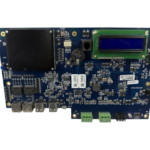 Software House iSTAR Ultra GCM board D0312-7101-01 with LCD display and dual RJ45 ports
