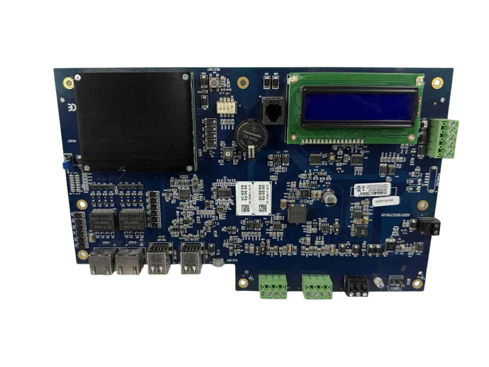 Software House iSTAR Ultra GCM Board1 Software House iSTAR Ultra GCM board D0312-7101-01 with LCD display and dual RJ45 ports