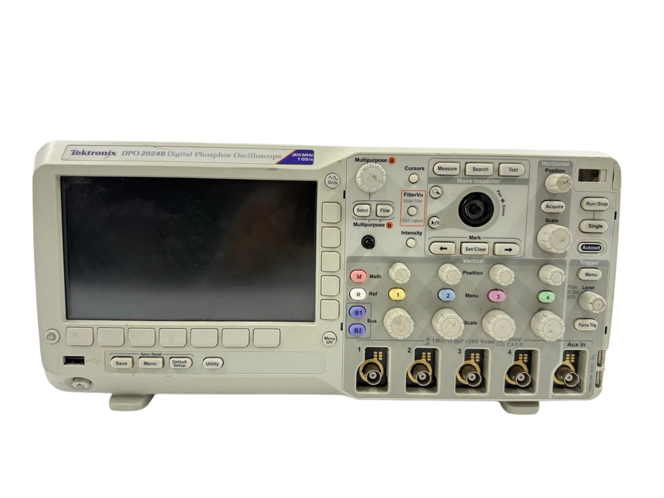 Tektronix DPO2024B Digital Phosphor Oscilloscope1 Tektronix DPO2024B 200MHz 4-channel digital phosphor oscilloscope front panel