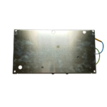 Tyco PS-136 power supply galvanized metal chassis baseplate with mounting screw holes