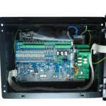 Tyco T1216-C 16-zone marine fire panel main PCB and terminal wiring layout