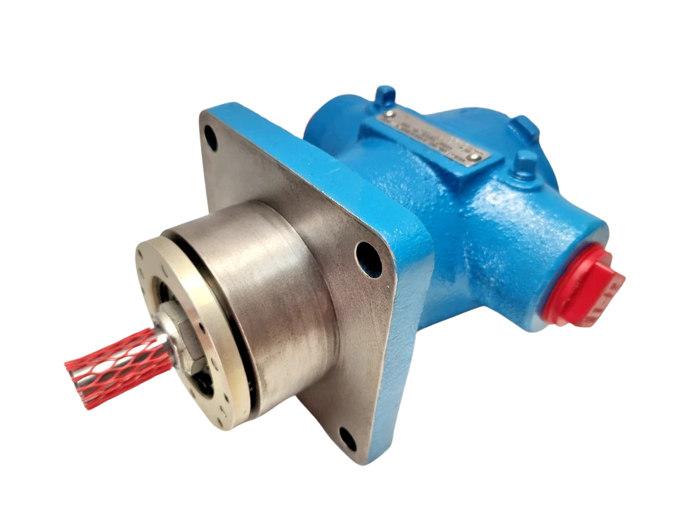 Viking HL495 Rotary Gear Pump6 Viking HL495 rotary gear pump front drive shaft perspective