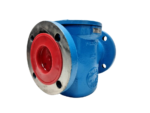 Viking Pump F-1030-FSST 3-inch flanged simplex basket strainer with red shipping cap