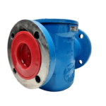 Viking Pump F-1030-FSST 3-inch flanged simplex basket strainer with red shipping cap