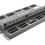 Isometric angled view of Wartsila CCM-30 Engine Control Module PAAF725952 with I/O terminal rows