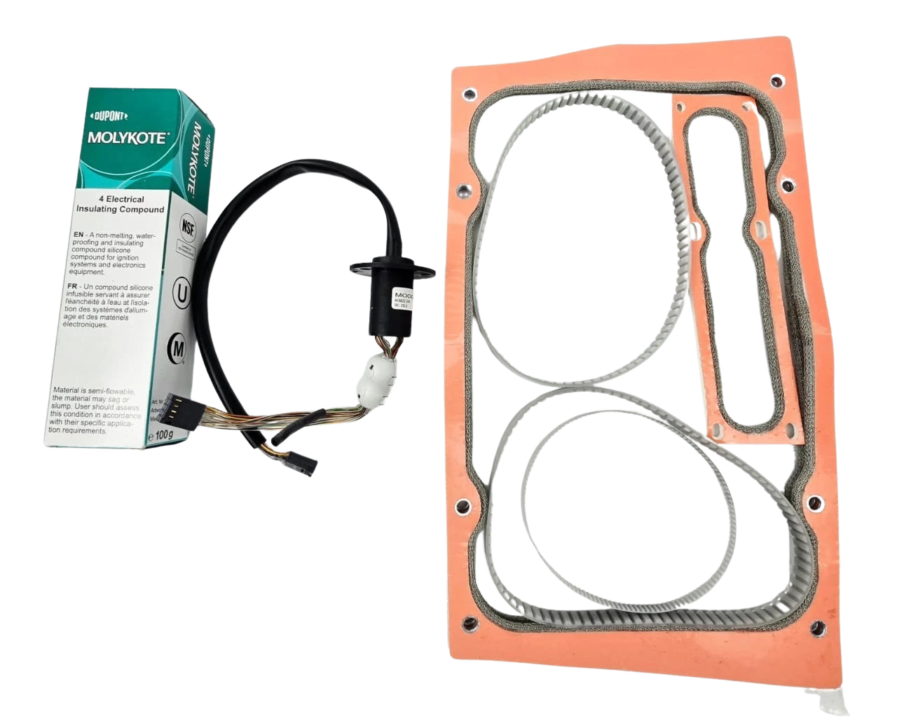 Wartsila MK4 Service Kit Cyscan 31-0362-41 Wartsila CyScan MK4 Service Kit 31-0362-4 with drive belts, gaskets, slipring, and Molykote 4 compound