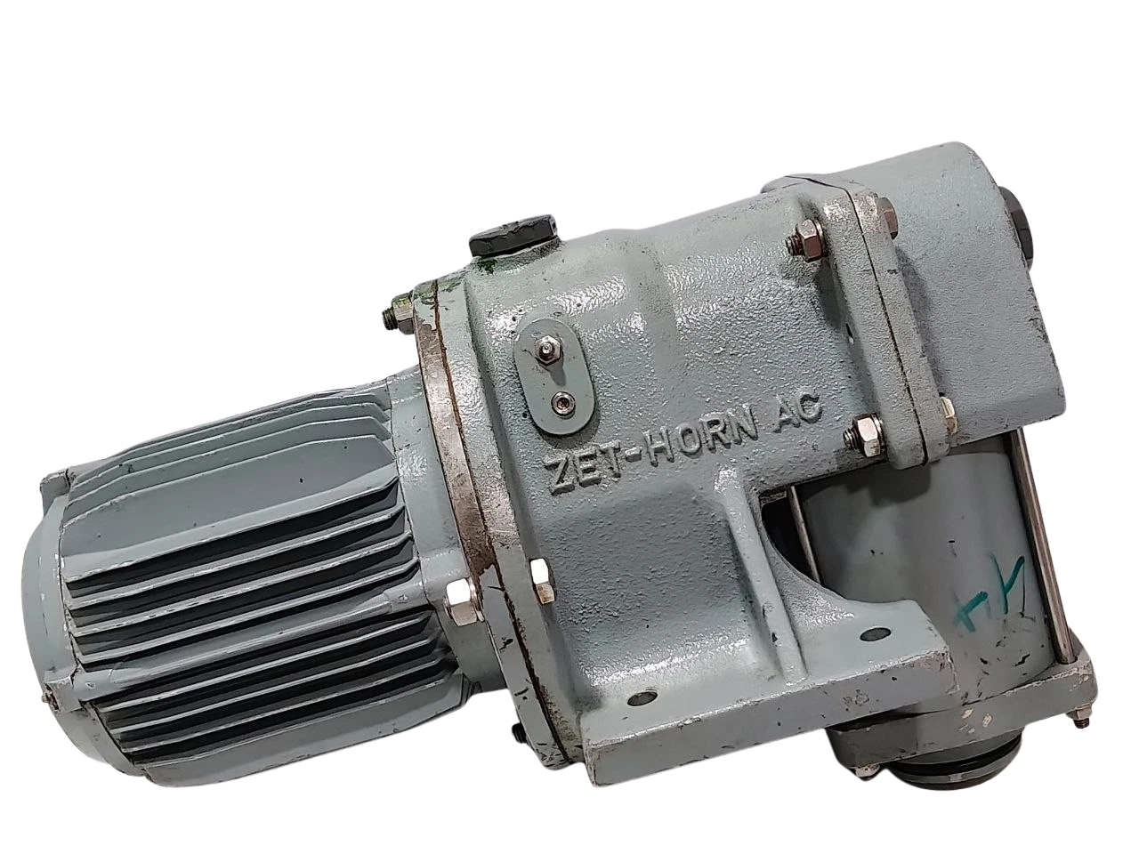 Zollner Zet Horn 90AC Crankcase1 Zollner Zet Horn 90AC complete crankcase assembly with electric motor side view