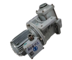 Angle view of Zollner Zet Horn 90AC crankcase motor unit and cable gland