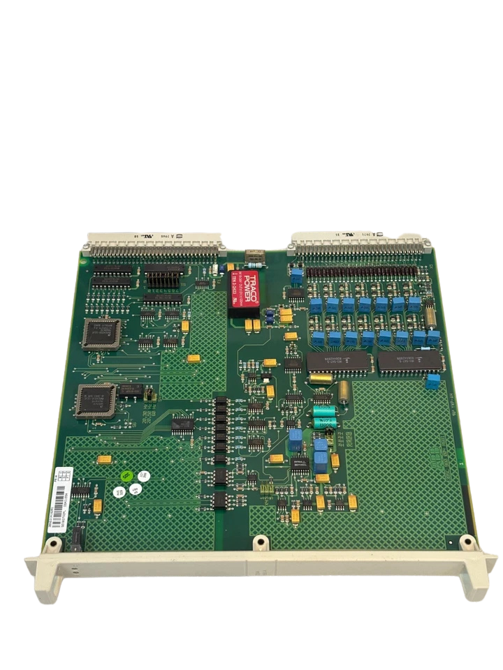 ABB DSAI 155A 3BSE014162R12 Circuit board components and Traco power converter of ABB DSAI 155A 3BSE014162R1 module.
