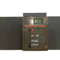 ABB SACE Emax E6H 6300A 4 pole air circuit breaker front view with PR122 trip unit