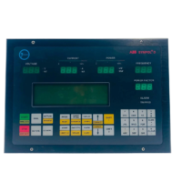 ABB Synpol D CMA 120 3DDE 300 400 generator control panel with digital LED displays and keypad