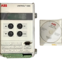 ABB UNITROL 1000 3BHE014557R0003 AVR front panel with CMT 1000 software CD