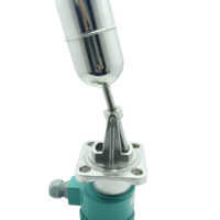 APLISENS ERH-01-06-2 marine float level switch with stainless steel float and square flange