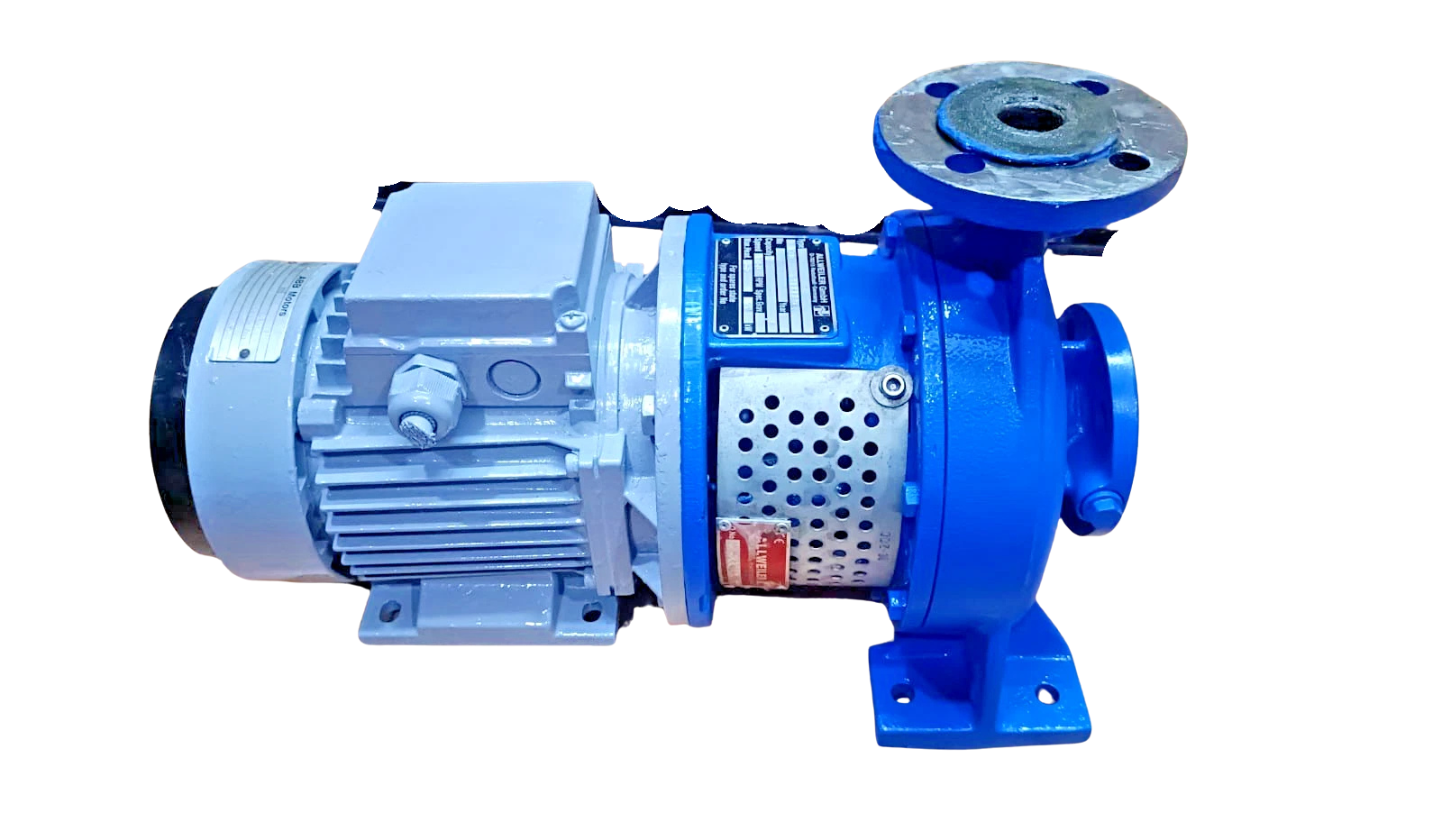 Allweiler NB25-160 water pump Allweiler NB25-160 water pump coupled with ABB electric motor side profile view