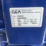 GEA Bock FX16/1751 nameplate showing serial number AT0087M0572 and SE55 oil rating