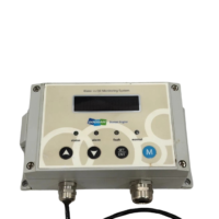 DOOSAN O-WACS-100DI-5M digital display unit with keypad and status alarm LEDs for lube oil monitoring