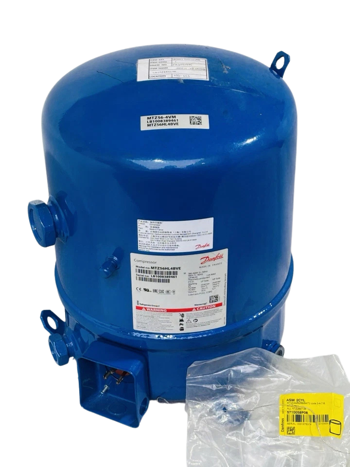 Danfoss MTZ56HL4BVE Danfoss Maneurop MTZ56HL4BVE hermetic reciprocating refrigeration compressor