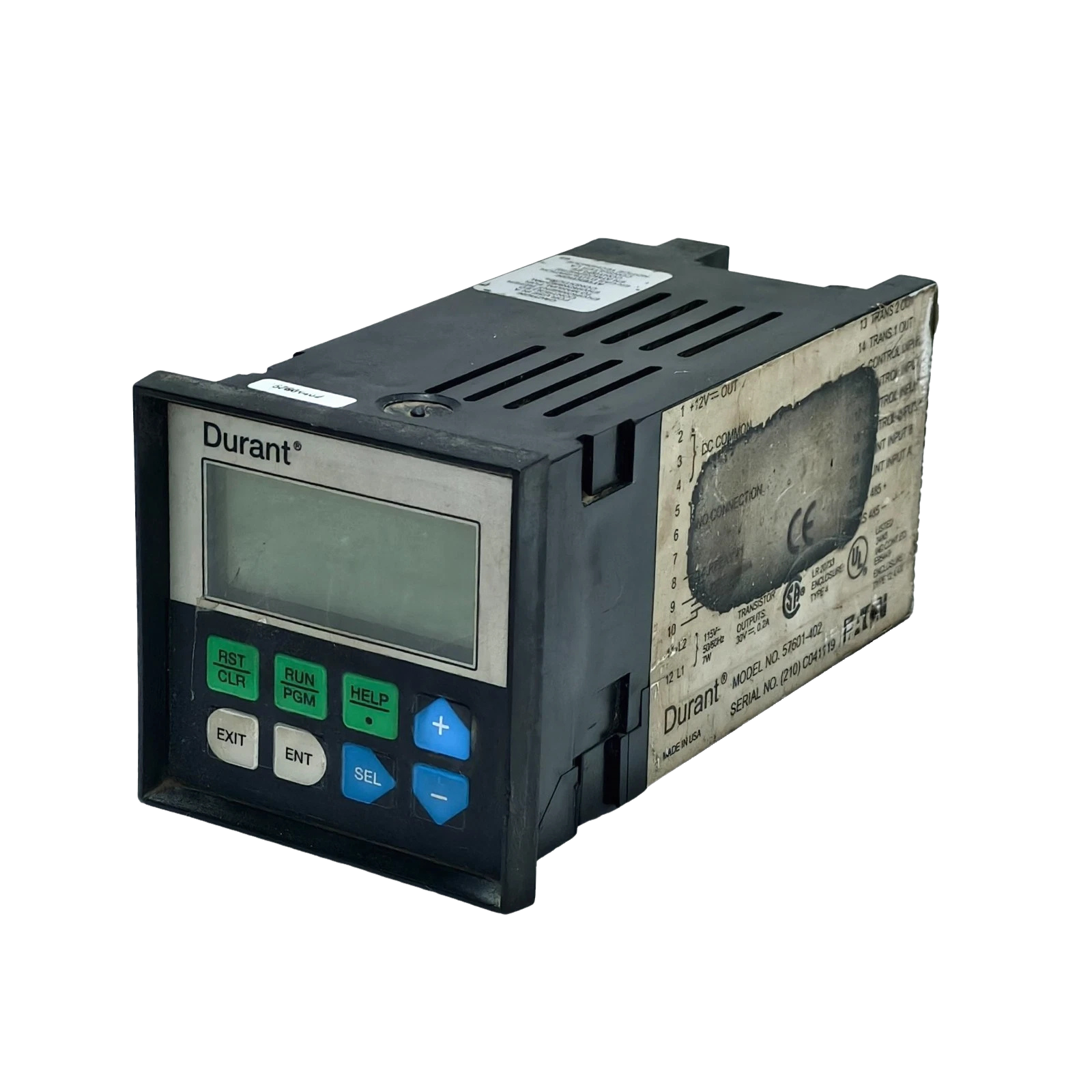 Eaton Durant 57601-402 Eaton Durant 57601-402 Ambassador series totalizer counter with LCD and keypad.