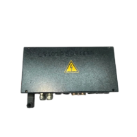 Erhardt+Leimer DC 0310 digital position controller front view showing IP54 industrial enclosure and warning label
