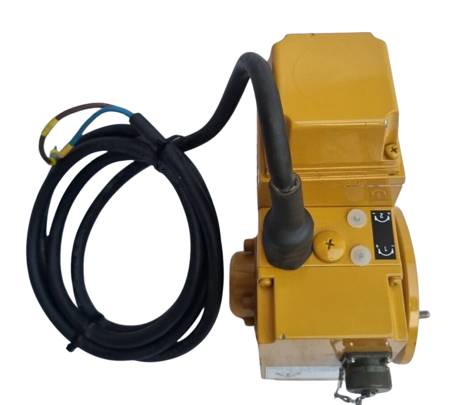 Framo Morat MS12 Gear Motor1 Framo Morat MS12 gear motor top view showing cable gland and limit switches