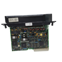 Top-down PCB view of GE Fanuc IC697ALG230 analog input base converter board